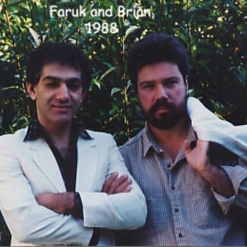 Omar Faruk Tekbilek and Brian in 1988