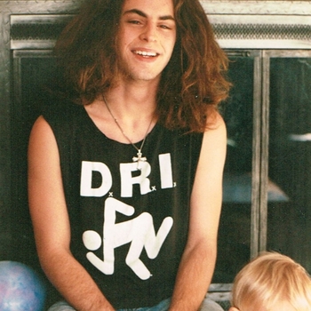 Brian’s step son Chris Laskowski with Brian’s youngest son Dylan 1989