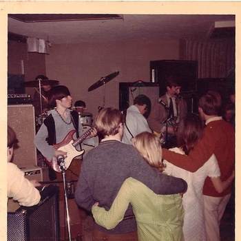 Brian playing at a Coleytown Junior High School Dance 1967