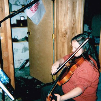 Jill Jaffe viola in studio 2005