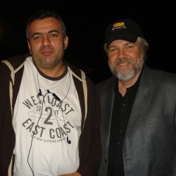 Brian with director Mahmut Benji in Istanbul Turkey 2009