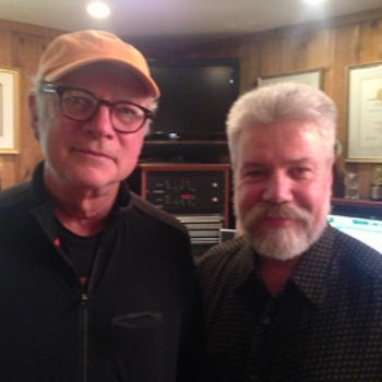 Academy Award Winning director Barry Levinson with Brian in the studio for “Copper” 2013