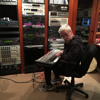 Brian in studio beginning symphony restoration 2017