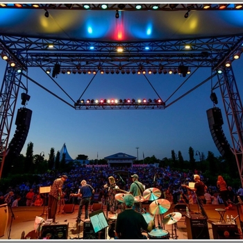 The Reunion Band in concert at Levitt Pavilion, Wesport, Ct. 2017