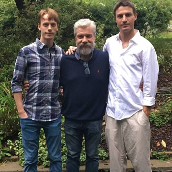 Brian with sons Wylder and Dylan 2017
