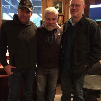 Emmy Winning director George Roy, Brian, and Jeff Frez-Albrecht in the studio again 2018