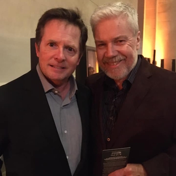 Michael J. Fox and Brian at a film Premiere 2019
