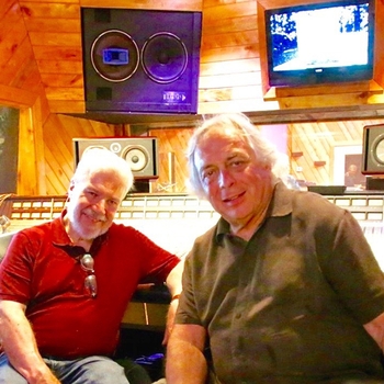 Brian and Johnny Montagnese at the Carriage House Recording studio 2019