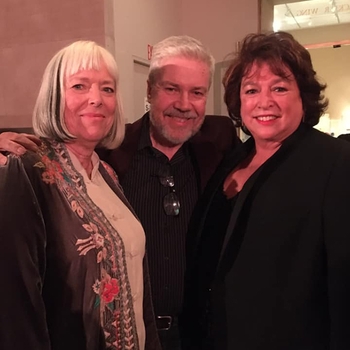 Editor Kris Liem, Brian, and director Susan Lacy at the 2019 premiere of HBO’s “Very Ralph"