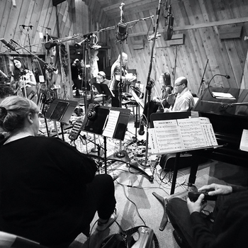 String section record session for symphony September 2025 Carriage House Studios
