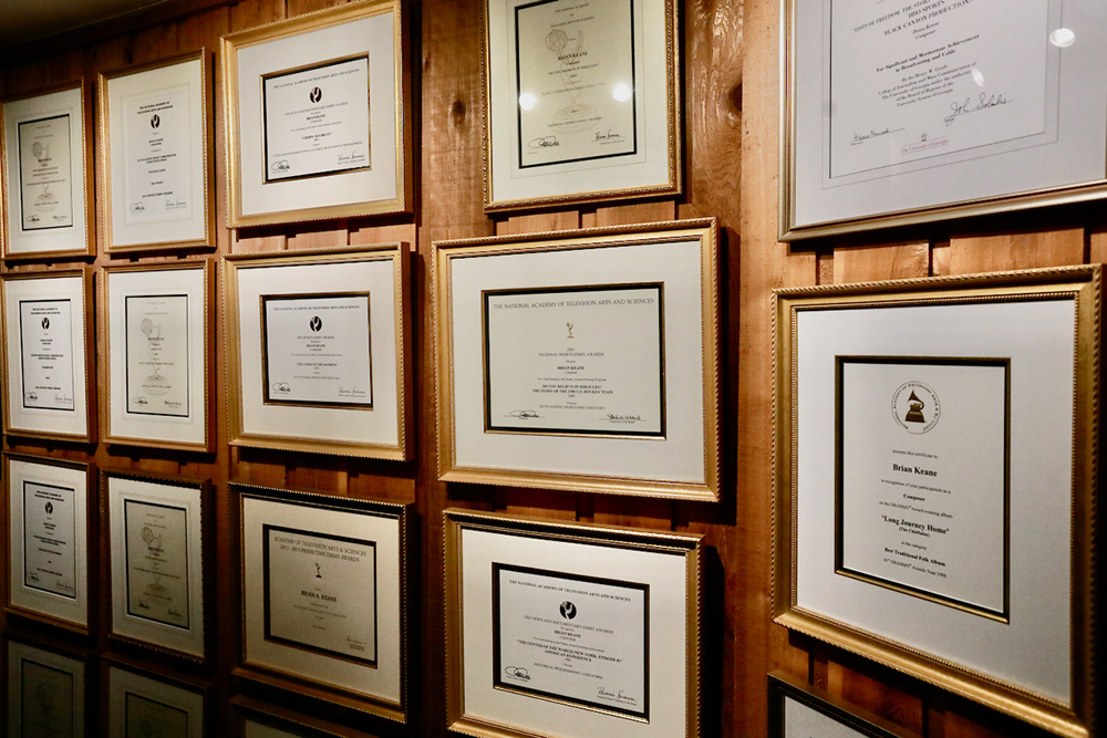 Brian Keane studio awards — first view